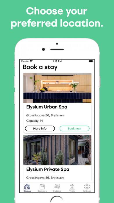 Emulate iPhone app Elysium Spa using MyAndroid
