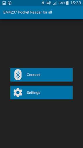 Emulate Android APK EM4237 Pocket Reader