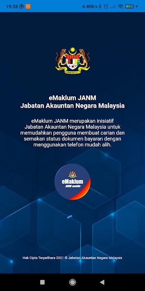 Run android online APK eMaklum JANM from MyAndroid or emulate eMaklum JANM using MyAndroid