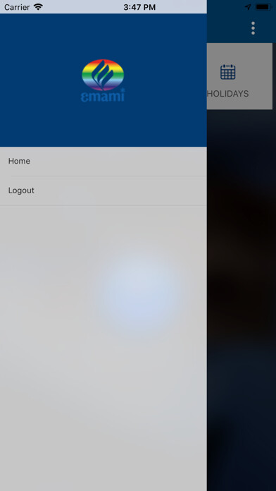 Emulate iPhone app Emami Attendance App using MyAndroid