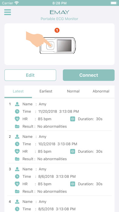 Emulate iPhone app EMAY Portable ECG Monitor using MyAndroid Emulate iPhone app EMAY Portable ECG Monitor using MyAndroid