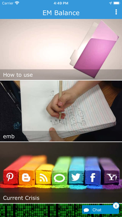 Emulate iPhone app EM Balance using MyAndroid Emulate iPhone app EM Balance using MyAndroid
