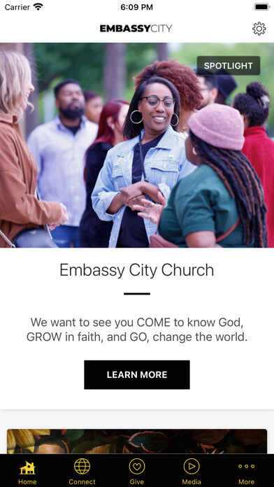 Emulate iPhone app Embassy City Church using MyAndroid Emulate iPhone app Embassy City Church using MyAndroid