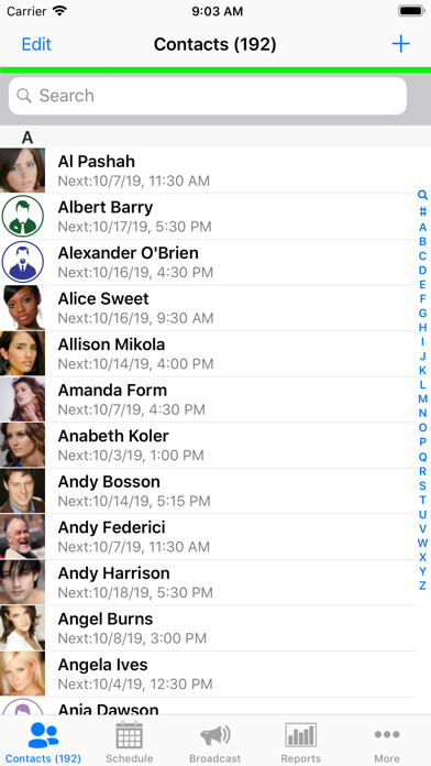 Emulate iPhone app EmberCRM using MyAndroid