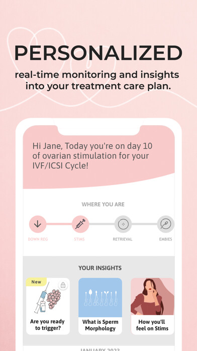 Emulate iPhone app Embie: IVF & IUI Tracker using MyAndroid Emulate iPhone app Embie: IVF & IUI Tracker using MyAndroid