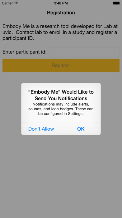 Emulate iPhone app Embody Me using MyAndroid