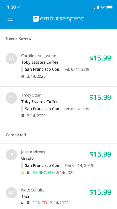 Emulate iPhone app Emburse Spend using MyAndroid Emulate iPhone app Emburse Spend using MyAndroid