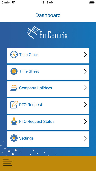 Emulate iPhone app EmCentrix HRIS using MyAndroid Emulate iPhone app EmCentrix HRIS using MyAndroid