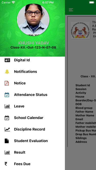 Emulate iPhone app Emerald Heights Parent App using MyAndroid