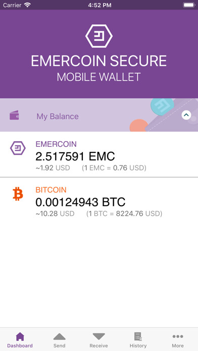 Emulate iPhone app Emercoin Secure Wallet using MyAndroid Emulate iPhone app Emercoin Secure Wallet using MyAndroid