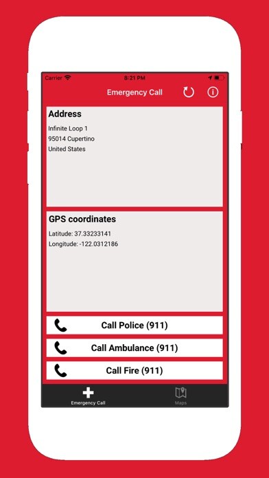 Emulate iPhone app Emergency Call - International using MyAndroid Emulate iPhone app Emergency Call - International using MyAndroid