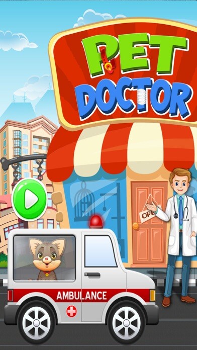 Emulate iPhone app Emergency Pet Vet Doctor 2017 - Crazy Animal Game using MyAndroid