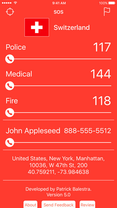 Emulate iPhone app Emergency Phone Numbers - World using MyAndroid Emulate iPhone app Emergency Phone Numbers - World using MyAndroid