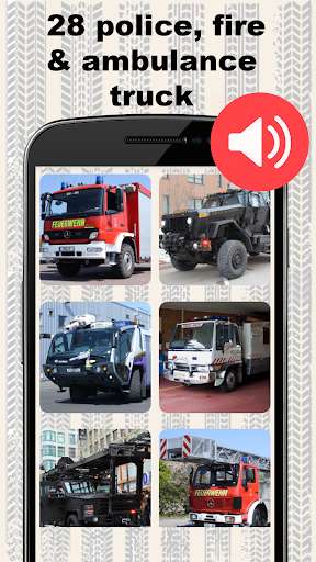 Run android online APK Emergency sirens, police horn, sounds of big truck from MyAndroid or emulate Emergency sirens, police horn, sounds of big truck using MyAndroid