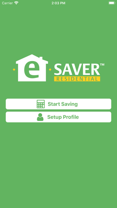 Emulate iPhone app Emerson e-Saver™ Residential using MyAndroid