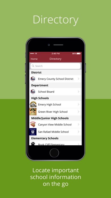 Emulate iPhone app Emery School District using MyAndroid Emulate iPhone app Emery School District using MyAndroid