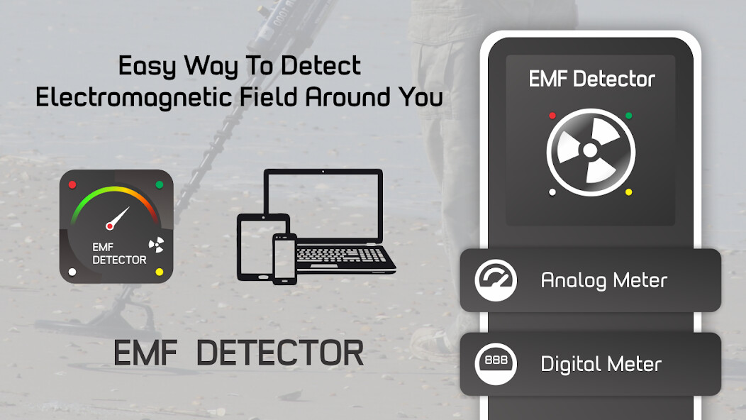 Run android online APK EMF Detector - Ghost detector from MyAndroid or emulate EMF Detector - Ghost detector using MyAndroid
