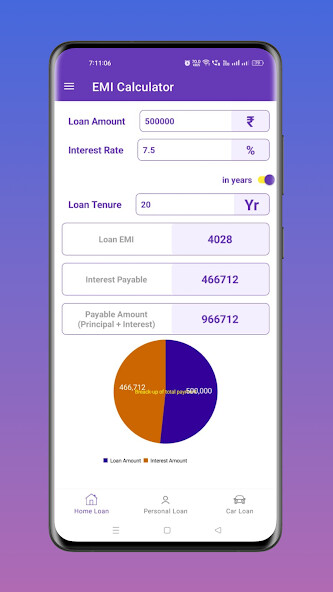 Run android online APK EMI Calculator, Home, Car Loan from MyAndroid or emulate EMI Calculator, Home, Car Loan using MyAndroid