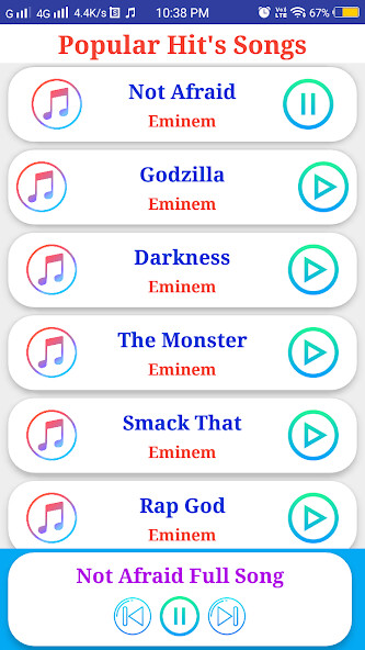 Run android online APK Eminem All Songs from MyAndroid or emulate Eminem All Songs using MyAndroid