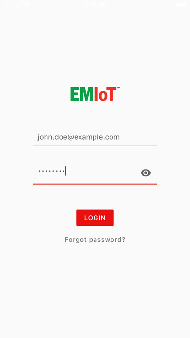 Emulate iPhone app EMIoT using MyAndroid