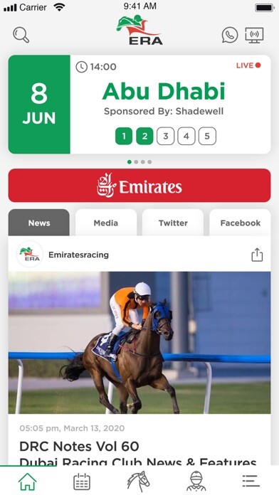 Emulate iPhone app Emirates Racing Authority using MyAndroid