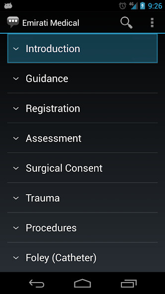 Run android online APK Emirati Medical Phrases from MyAndroid or emulate Emirati Medical Phrases using MyAndroid