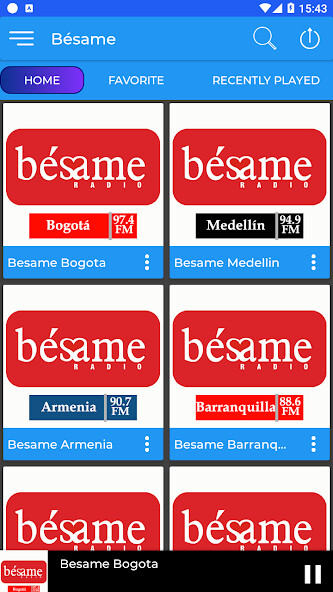 Run android online APK Emisora Bésame Bogotá 97.4 from MyAndroid or emulate Emisora Bésame Bogotá 97.4 using MyAndroid