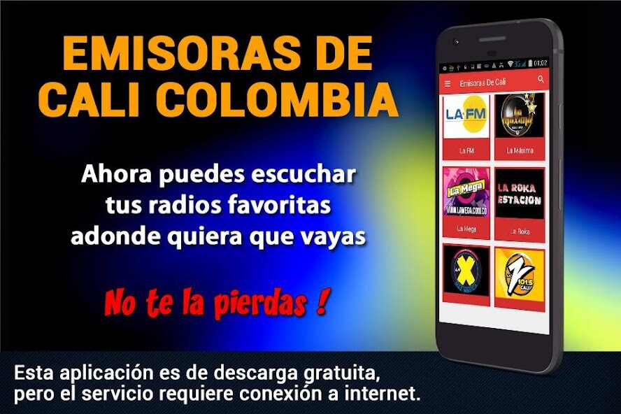 Run android online APK Emisoras de Cali Colombia from MyAndroid or emulate Emisoras de Cali Colombia using MyAndroid