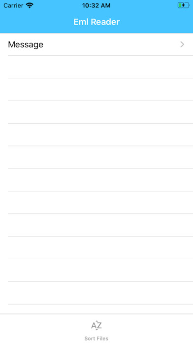 Emulate iPhone app EML Viewer for OutLook using MyAndroid