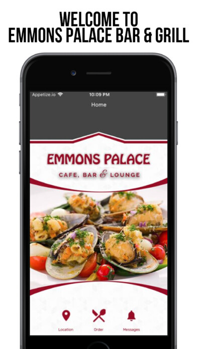 Emulate iPhone app Emmons Palace Bar & Grill using MyAndroid Emulate iPhone app Emmons Palace Bar & Grill using MyAndroid
