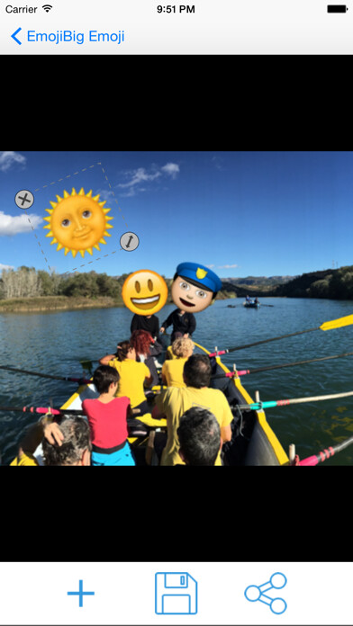 Emulate iPhone app EmojiBig Emoji - Big Emojis Emoticons Art icons for put in your photos app for free using MyAndroid Emulate iPhone app EmojiBig Emoji - Big Emojis Emoticons Art icons for put in your photos app for free using MyAndroid