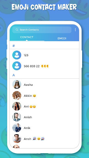 Run android online APK Emoji Contact Maker : Animoji maker from MyAndroid or emulate Emoji Contact Maker : Animoji maker using MyAndroid