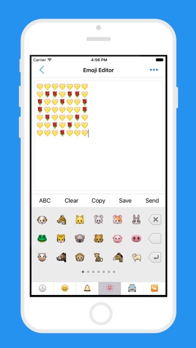Emulate iPhone app Emoji Editor - Emojis Creator using MyAndroid