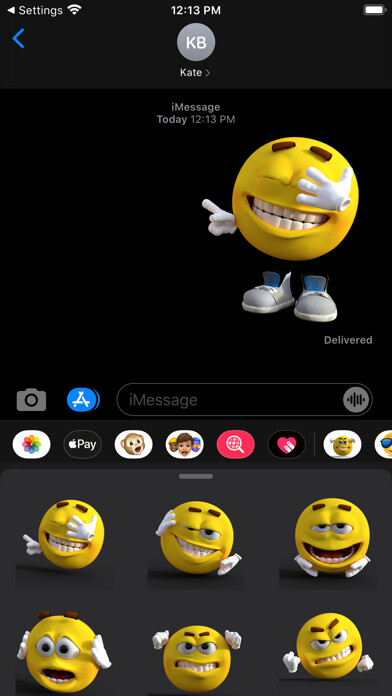 Emulate iPhone app Emoji Faces - New Emojis using MyAndroid