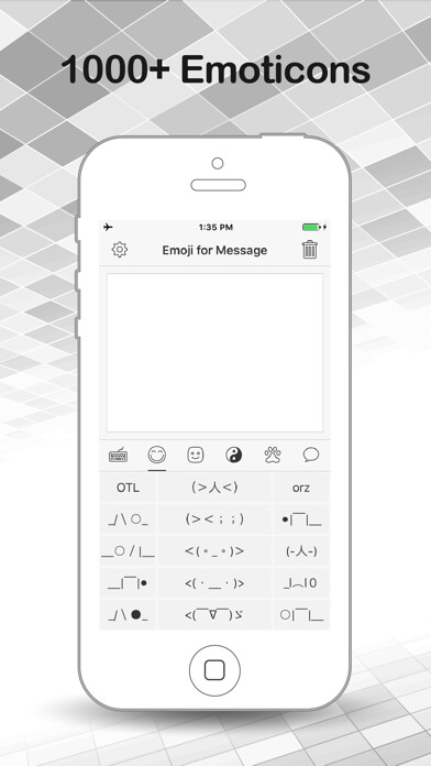 Emulate iPhone app Emoji for Message - Text Maker using MyAndroid