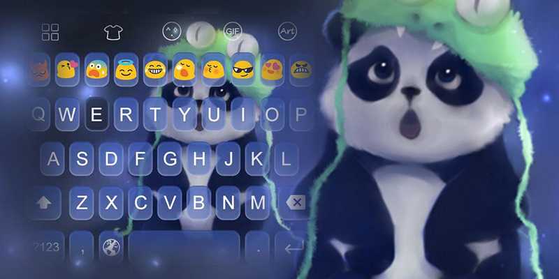 Emulate Android APK Emoji Keyboard-Bear Cat