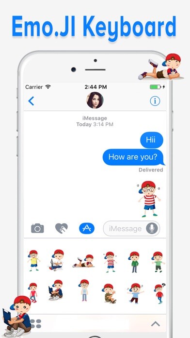 Emulate iPhone app Emoji Keyboard - Chat Stickers using MyAndroid Emulate iPhone app Emoji Keyboard - Chat Stickers using MyAndroid