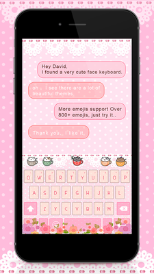 Emulate Android APK Emoji Keyboard - Cute Teacup Cat