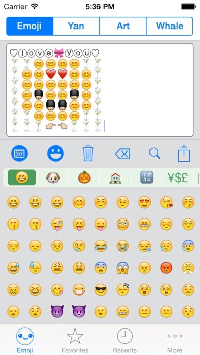 Emulate iPhone app Emoji Keyboard Emoticons Arts using MyAndroid Emulate iPhone app Emoji Keyboard Emoticons Arts using MyAndroid