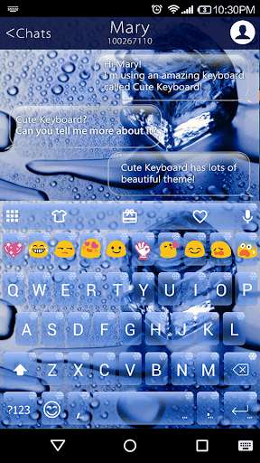 Emulate Android APK Emoji Keyboard Icy Summer Skin Emulate Android APK Emoji Keyboard Icy Summer Skin