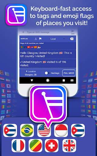 Run android online APK Emoji Keyboard Insta Flags from MyAndroid or emulate Emoji Keyboard Insta Flags using MyAndroid