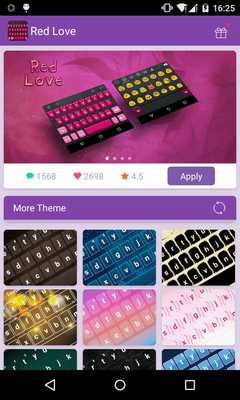 Emulate Android APK Emoji Keyboard-Red Love Emulate Android APK Emoji Keyboard-Red Love