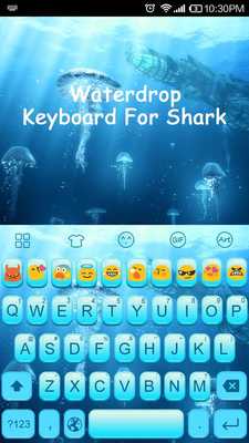 Emulate Android APK Emoji Keyboard-Waterdrop