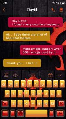 Emulate Android APK Emoji Keyboard - WOW