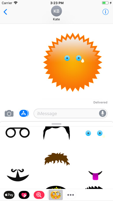 Emulate iPhone app Emoji Maker Stickers FunnyMoji using MyAndroid Emulate iPhone app Emoji Maker Stickers FunnyMoji using MyAndroid