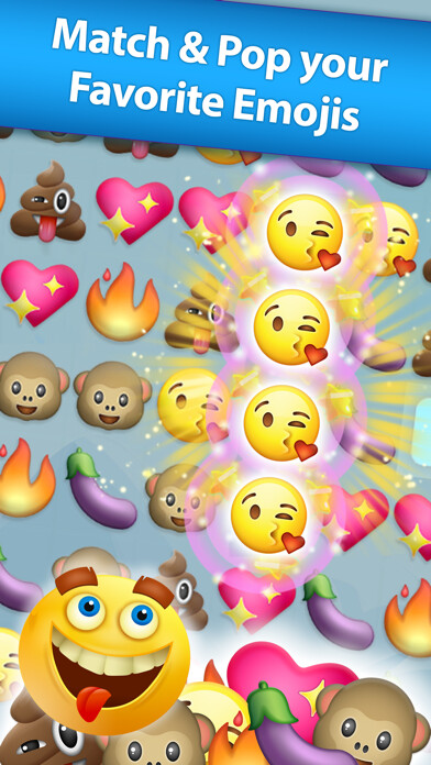Emulate iPhone app Emoji Match 4 - Blitz & Blast your Favorite Emojis using MyAndroid Emulate iPhone app Emoji Match 4 - Blitz & Blast your Favorite Emojis using MyAndroid