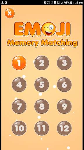 Run android online APK Emoji Memory Matching Game from MyAndroid or emulate Emoji Memory Matching Game using MyAndroid