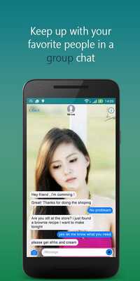 emoji messenger sms mms app with MyAndroid