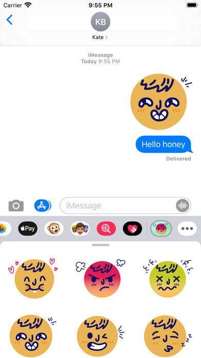 Emulate iPhone app Emoji Moji Stickers using MyAndroid Emulate iPhone app Emoji Moji Stickers using MyAndroid