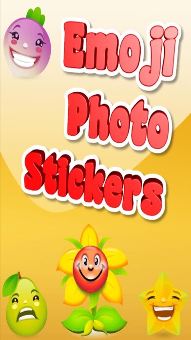 Emulate iPhone app Emoji Photo Stickers & Paint using MyAndroid